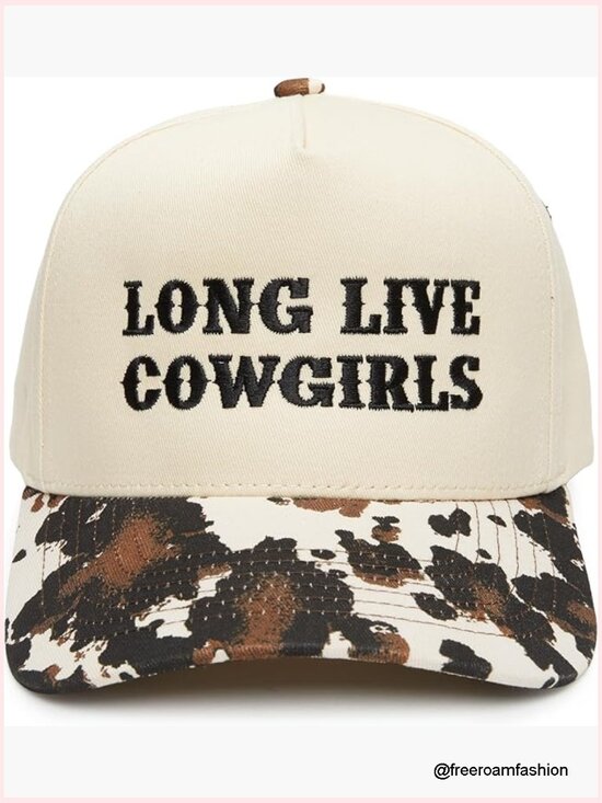 Vintage Western Style 2-Tone Snapback Trucker Hat Cotton Blend main image 6